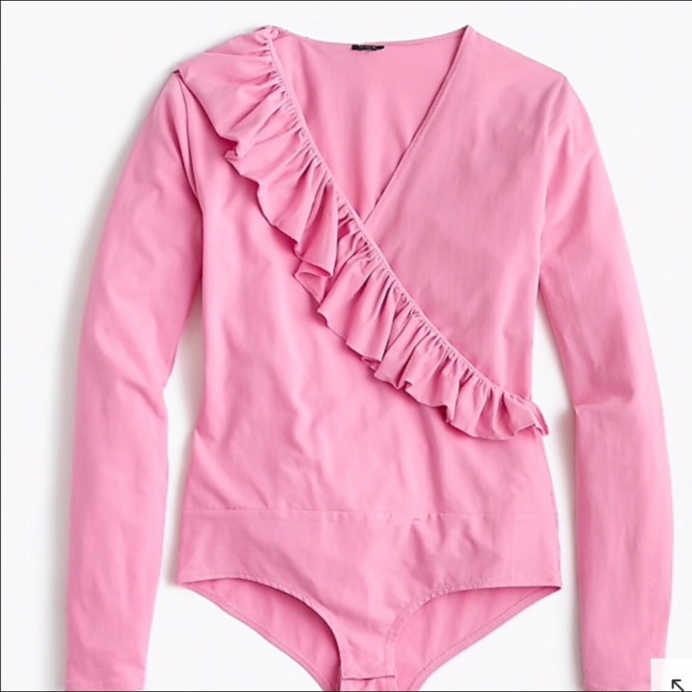 J. Crew Ruffle Bodysuit